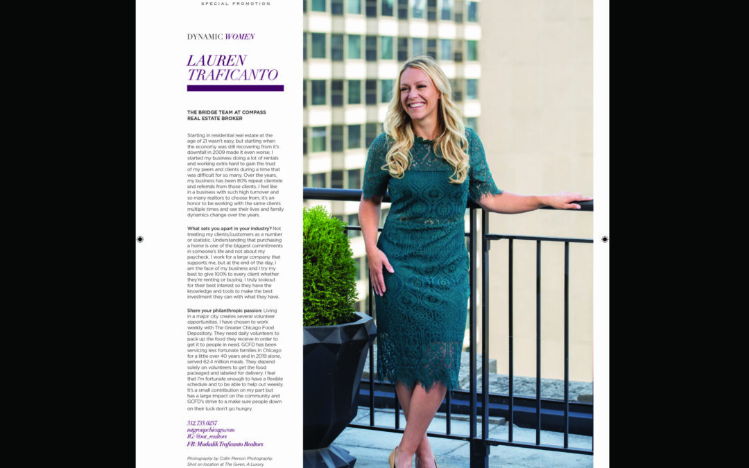 Lauren Traficanto Featured in Dynamic Women Article